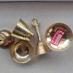 laddu gopal pooja brass bartan