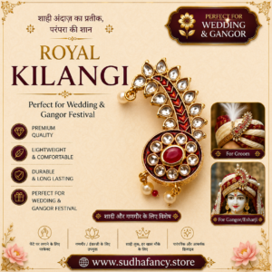 Sudha Fancy store royal kilangi – wedding & ishar gangaur special safa brooch (copy)